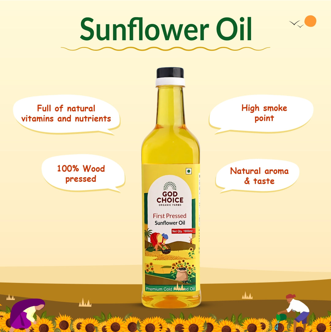 Sunflower Oil | Cold Pressed | Single-Filtered