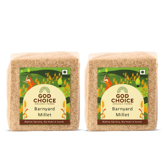 Barnyard Millet (1 KG) | Unpolished | Low GI | Native seeds | Vacuum packed