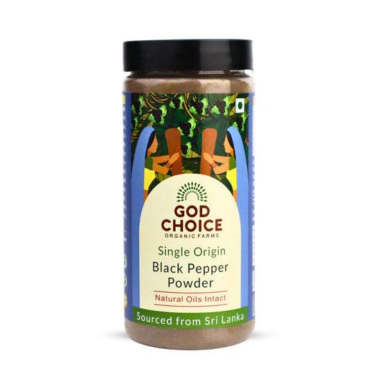 Black Pepper Powder Pet Jar