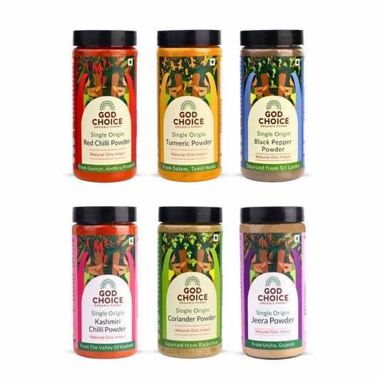 Spices Combo (Pack of 6) | Single Origin | No Additives