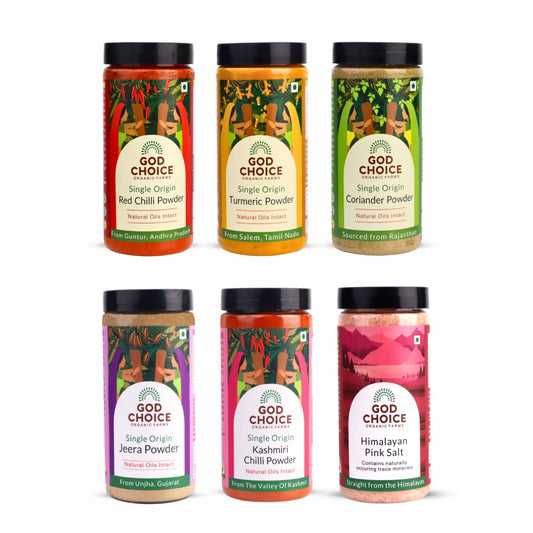 Spices Combo (Pack of 6) | Single Origin | No Additives