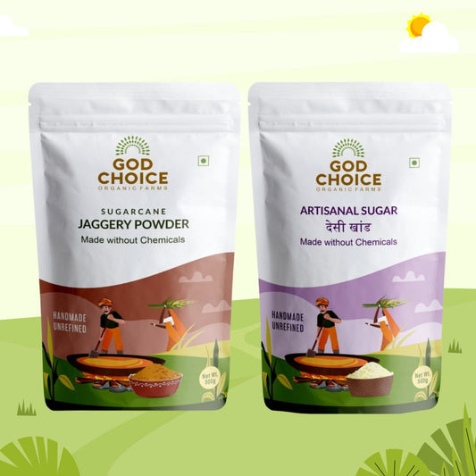 Combo | Jaggery Powder & Artisanal Sugar