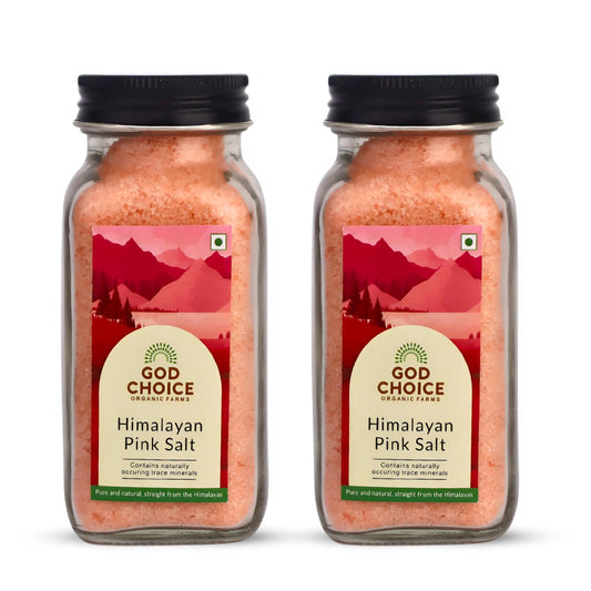 Himalyan Pink Salt Combo Glass Jar