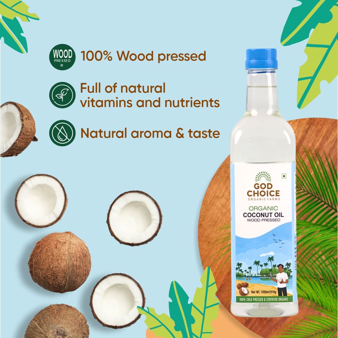 Organic Coconut wood pressed Oil