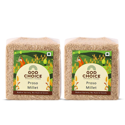 Proso Millets (1 KG) | Unpolished | Low GI | Native seeds | Vacuum packed