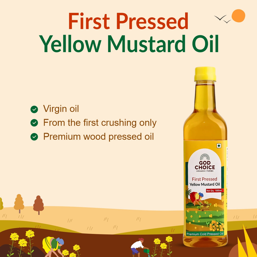 Yellow Mustard Oil | First Pressed | Single-Filtered