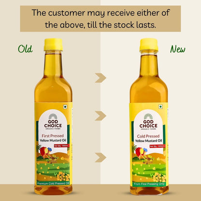 Yellow Mustard Oil | Cold Pressed | Single-Filtered