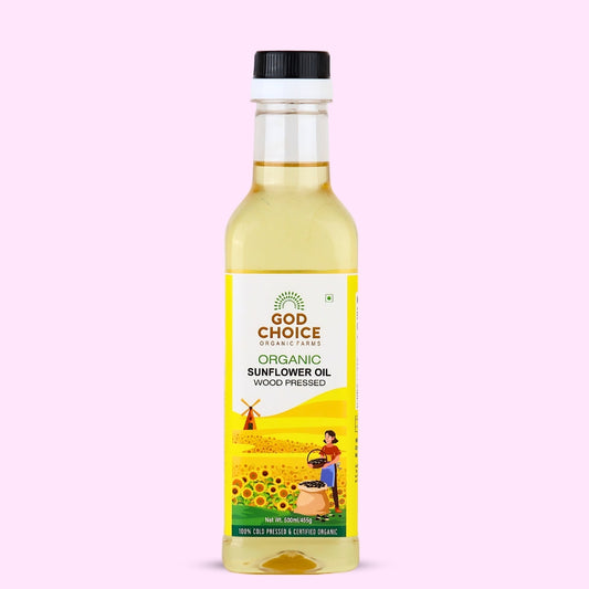 Organic Sunflower Oil | Wood Pressed | Single-Filtered