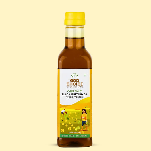 Organic Black Mustard Oil | Wood Pressed |Single-Filtered