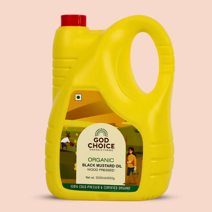 Organic Black Mustard Oil | Wood Pressed |Single-Filtered