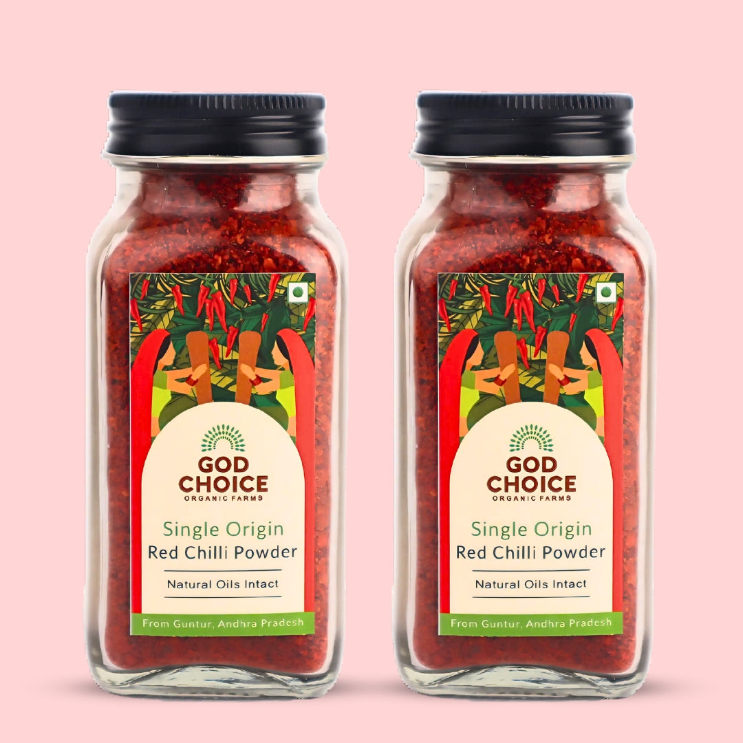 Red Chilli Powder | Single Origin | No Additives (Pack of 2)