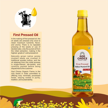 Yellow Mustard Oil | First Pressed | Single-Filtered