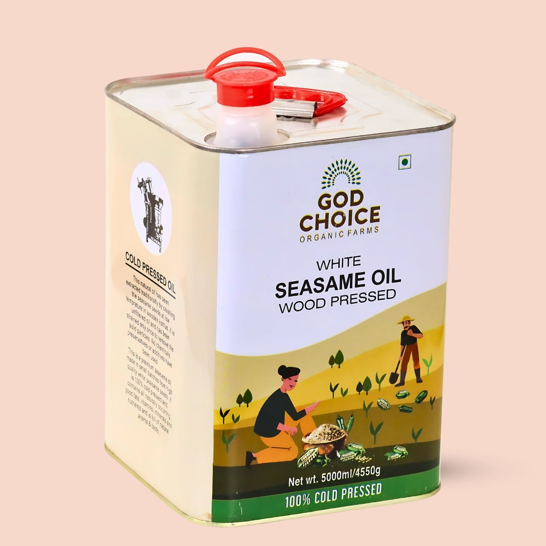 White Sesame Oil | Wood pressed | Single-Filtered