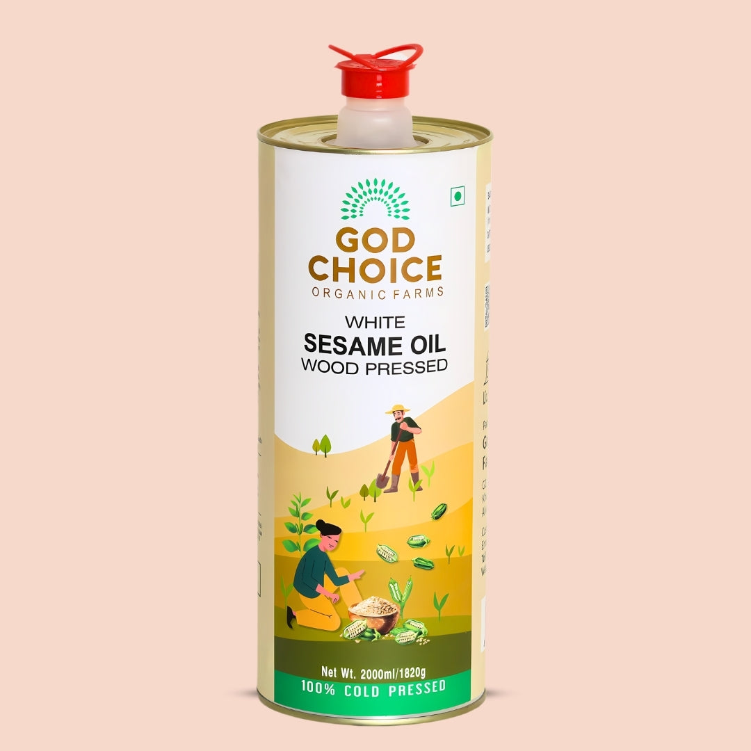 White Sesame Oil | Wood pressed | Single-Filtered