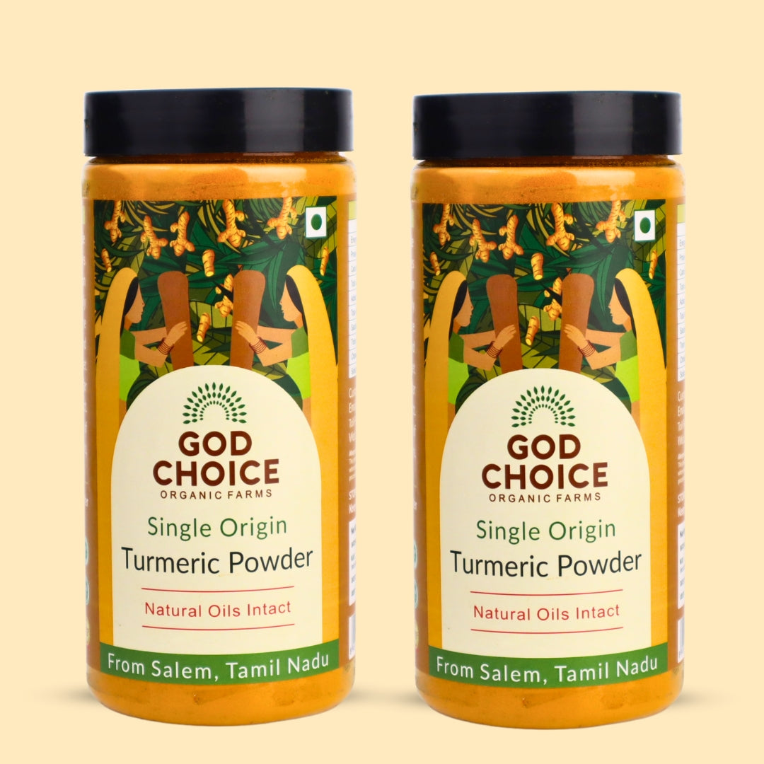 Turmeric Powder | Single Origin | No Additives (Pack of 2)