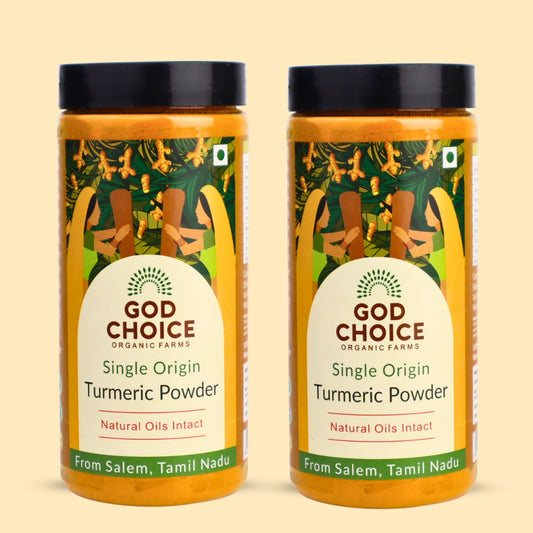 Turmeric Powder | Single Origin | No Additives (Pack of 2)