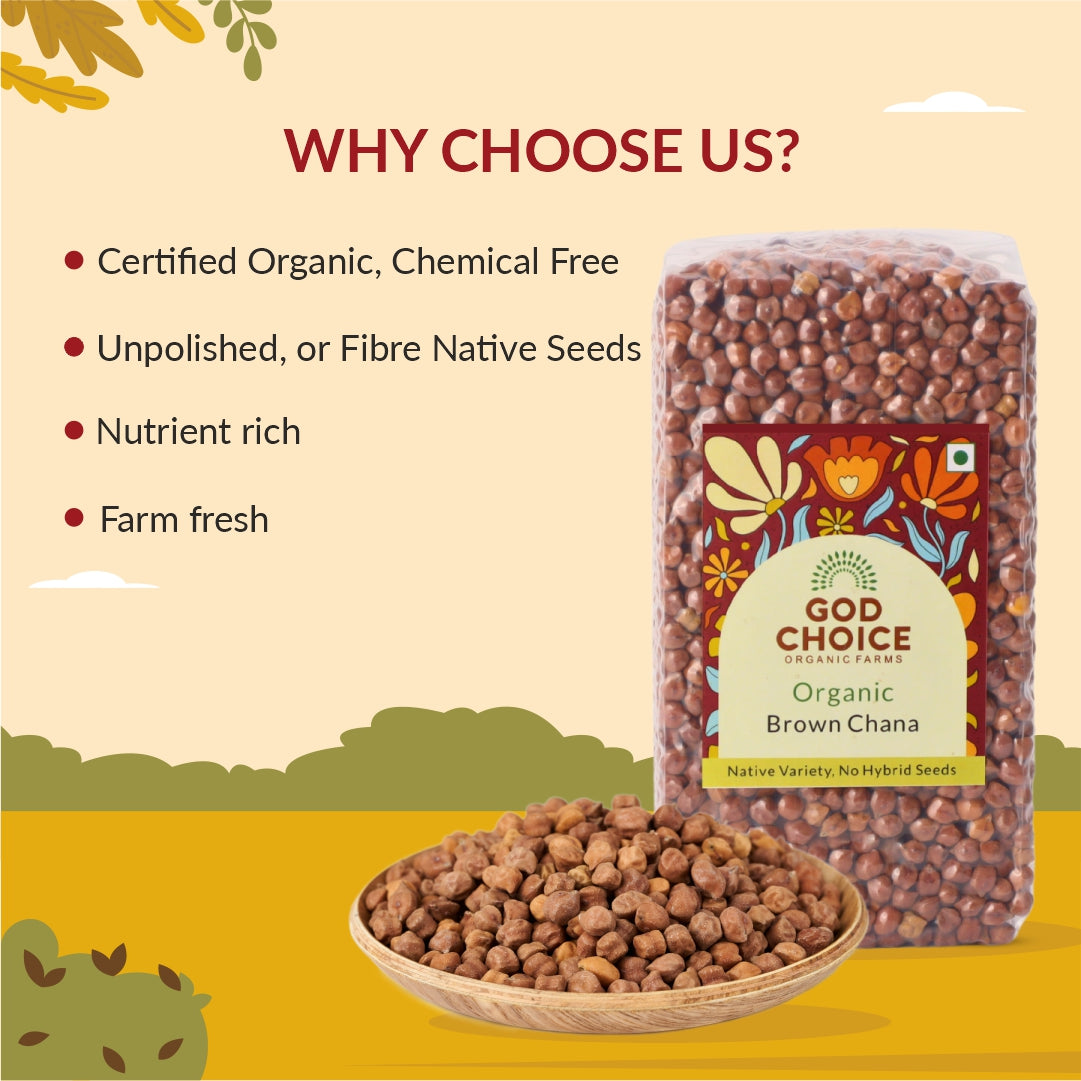 Brown Chana | Unpolished 