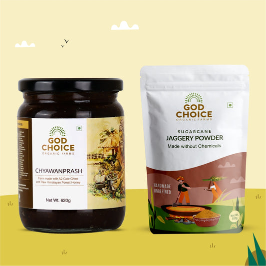 Combo | Ayurvedic Chyawanprash & Jaggery Powder | Immunity Booster | Metabolic Tonic