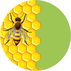 High in bee pollen Icon