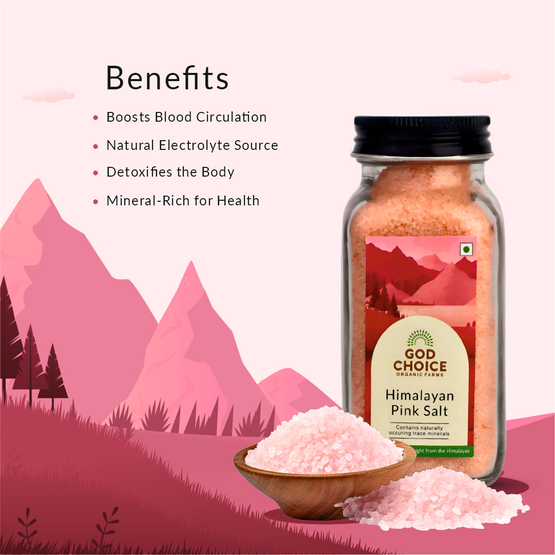 Himalayan pink salt Benefits