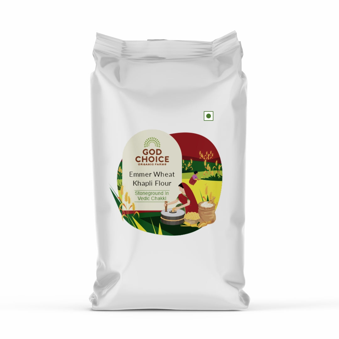 Khapli Wheat Flour or Emmer Wheat Flour