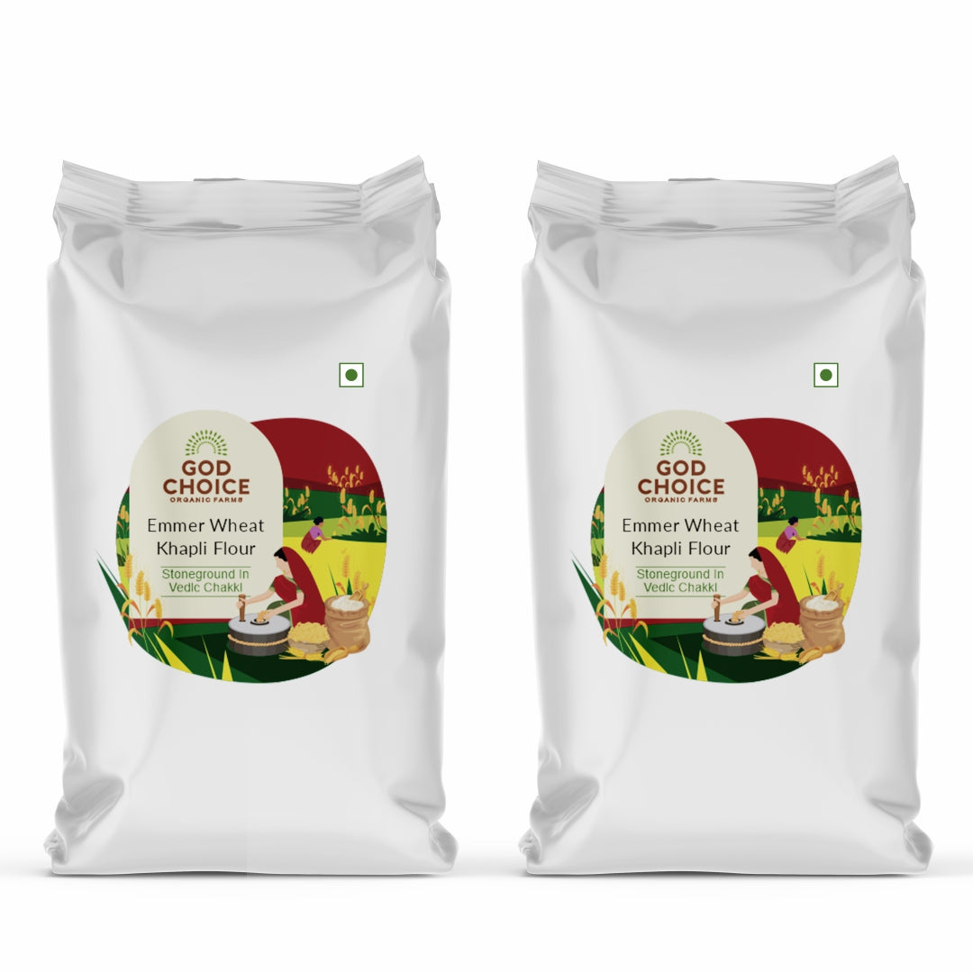 Khapli Wheat Flour or Emmer Wheat Flour