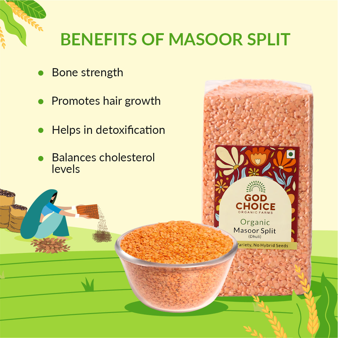 Masoor Dal Split Benefits