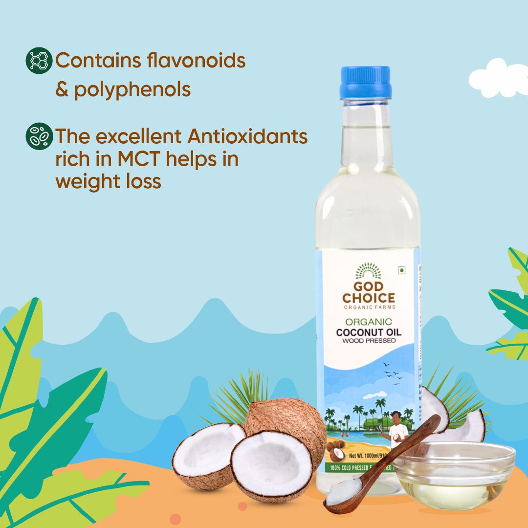 Organic Coconut Oil 1L Pet Bottle