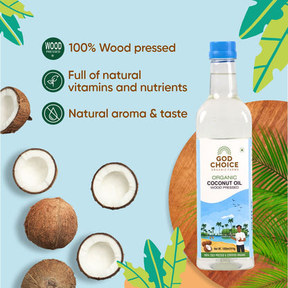 Organic Coconut wood pressed Oil 