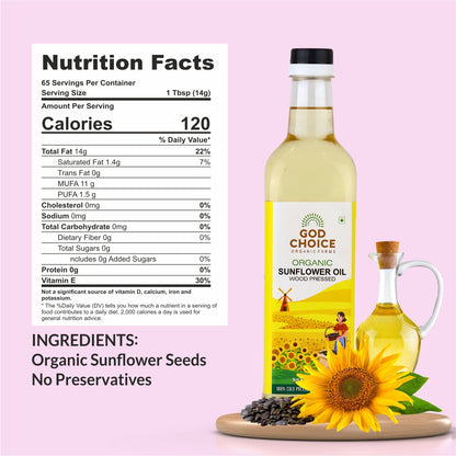 Organic Sunflower Oil Specification 