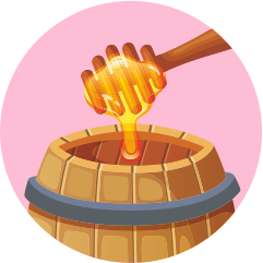 Raw Mustard Flower Honey Icon