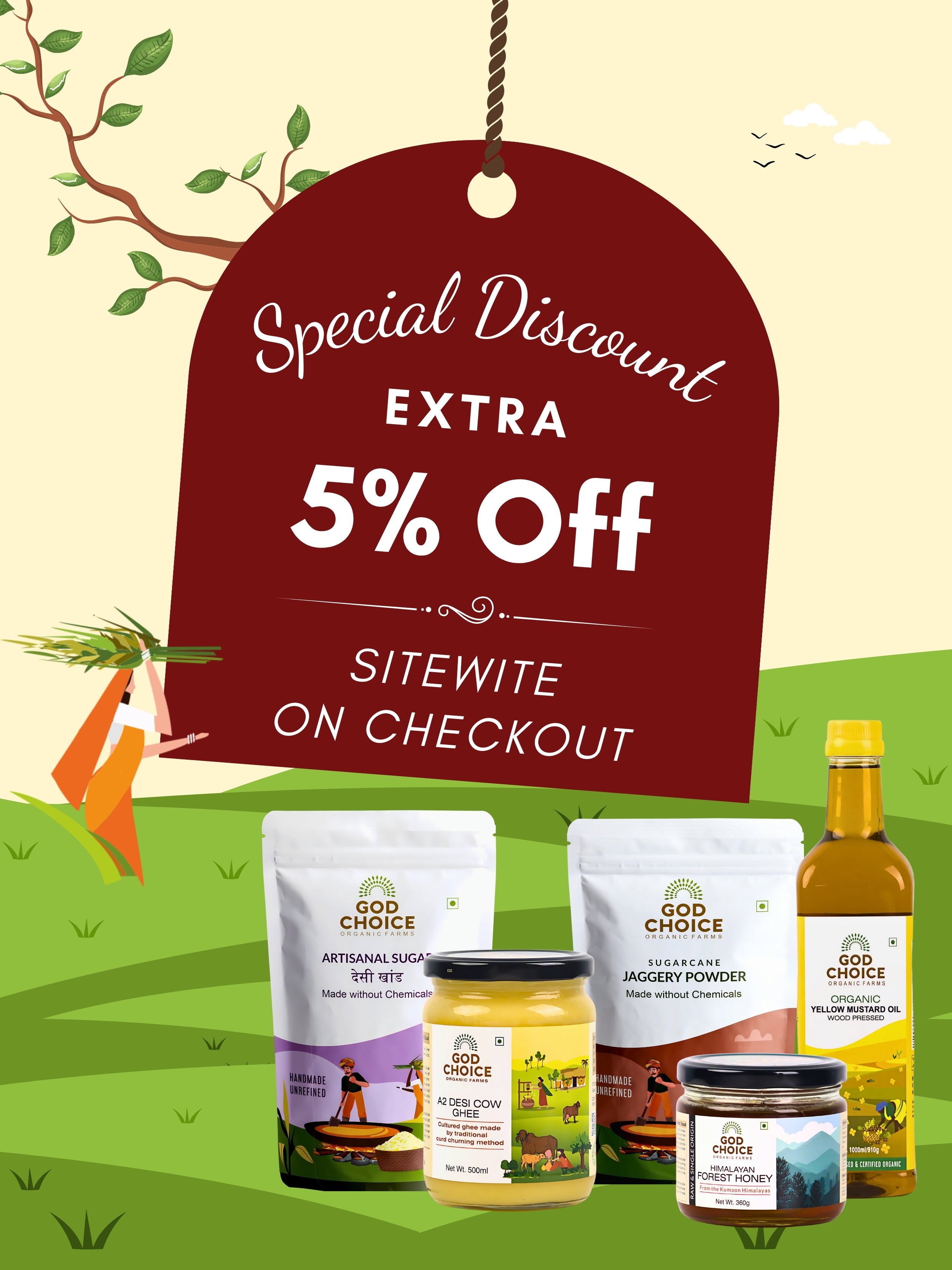 Special Disount Extra 5% OFF Sitewide On checkout