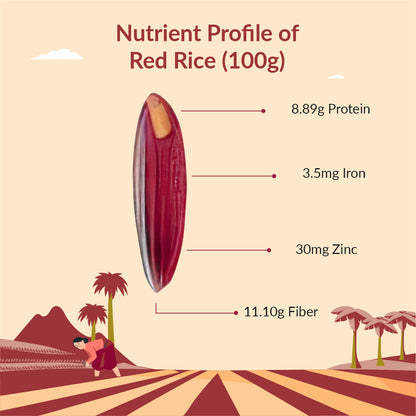 Unpolished Red Rice