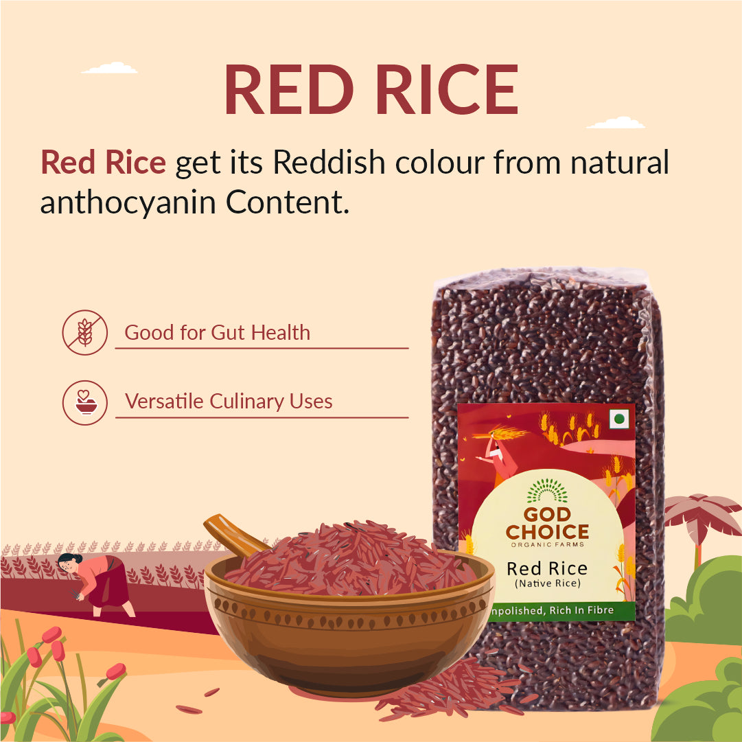 Unpolished Red Rice