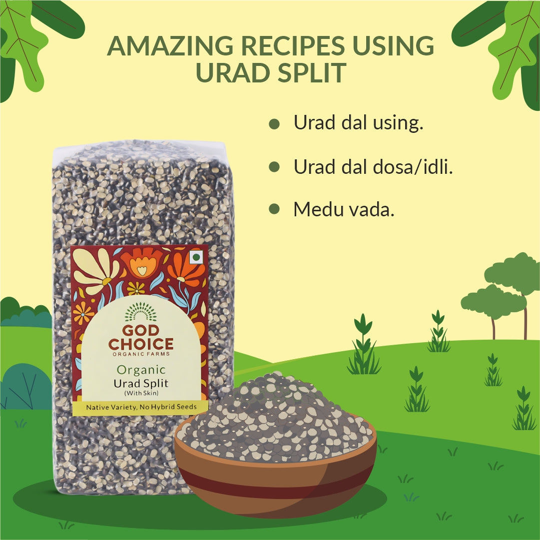 Urad Dal Split Uses