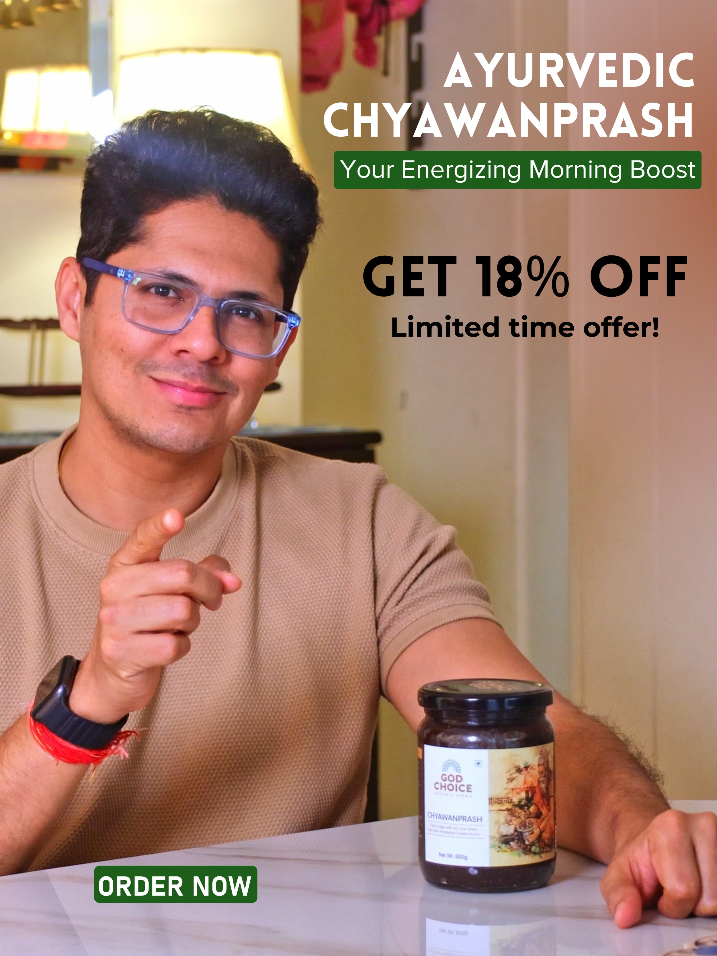 Vishal Mahotra 18% Off Creative for mobile