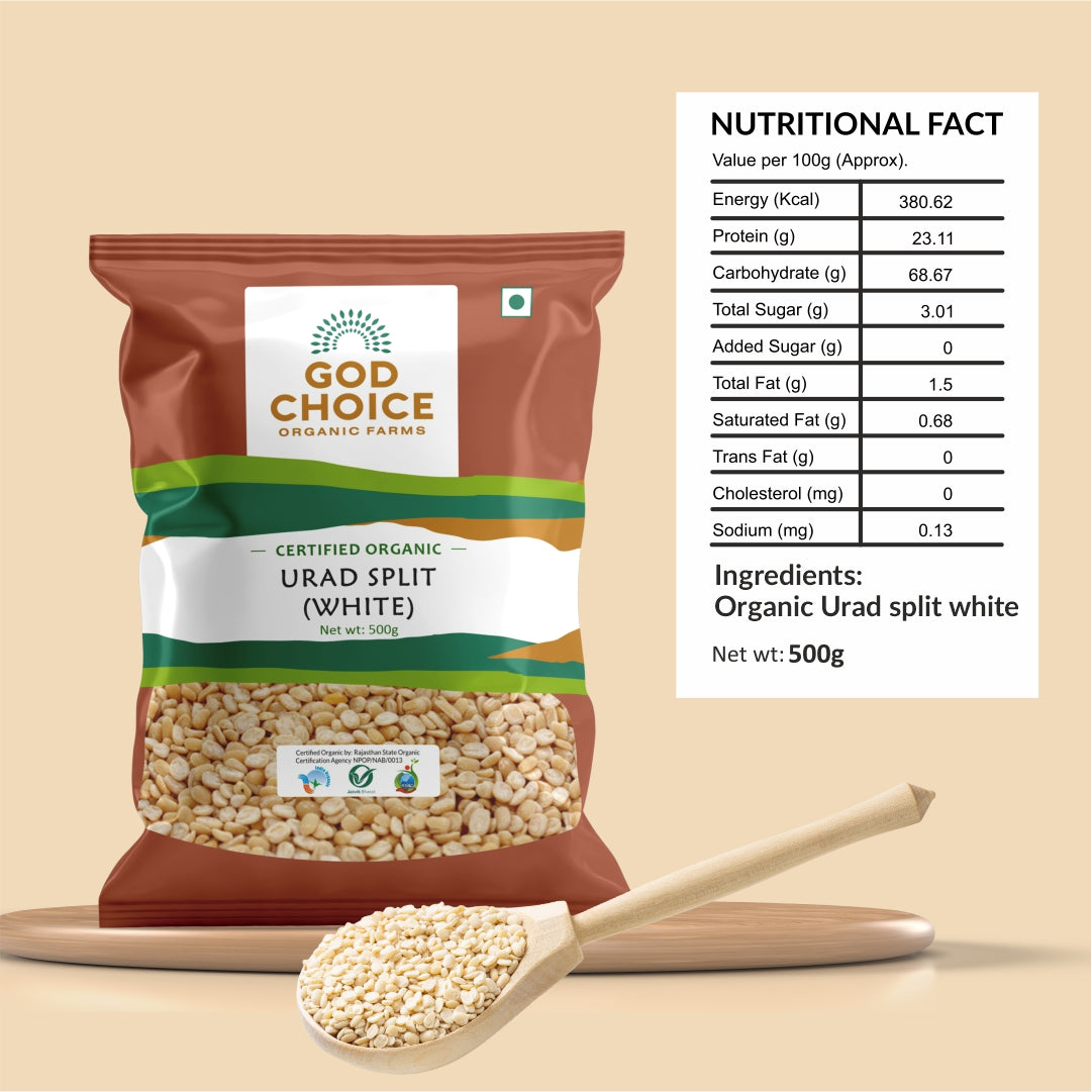 White Urad Dal Split Nutritional Fact