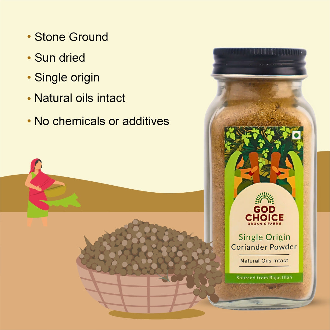 Coriander Powder | Single Origin | No Additives (Pack of 2)