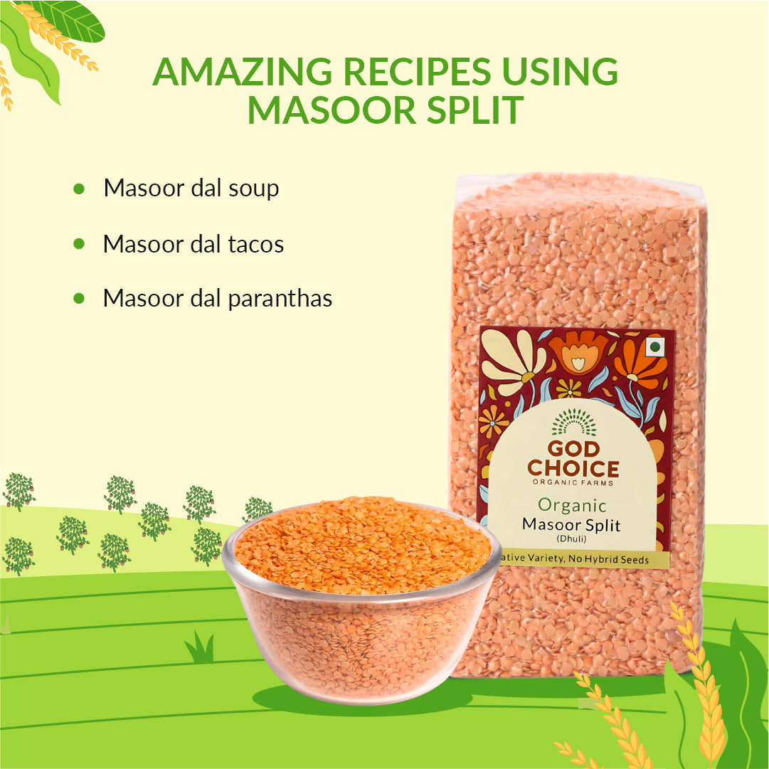 benefits of | Masoor Dal Split | Unpolished | Vacuum Packed